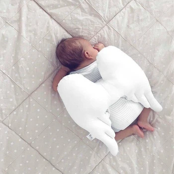 

Baby Pillow Head Neck Protection Pad Toddler Headrest Angel Wings Nursing Drop Resistance Cushion Photography Props A053-30