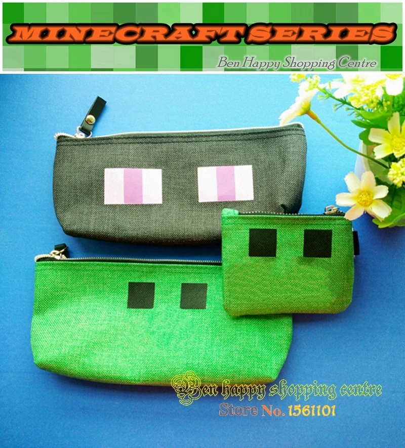 Новейший minecraft пенал модель Крипер из игры майнкрафт слой чехол Эндер человек