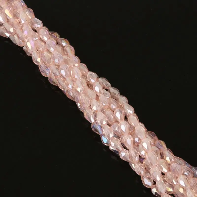 4x6 мм россыпью чешские стеклянные бусины для изготовления ювелирных изделий браслет ожерелье рукоделие аксессуары поставка