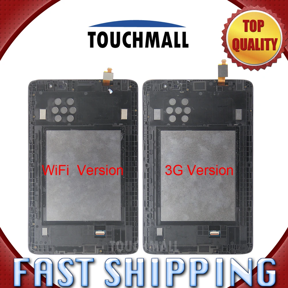 

For New LCD Display Touch Screen with Frame Assembly Replacement Lenovo tab A8-50 A5500 A5500-H A5500F 8-inch Black FreeShipping