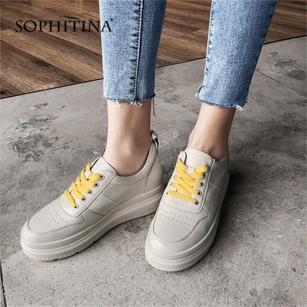 SOPHITINA/Новинки на осень зиму 2019 г. Спортивная обувь сплошной и толстой подошве