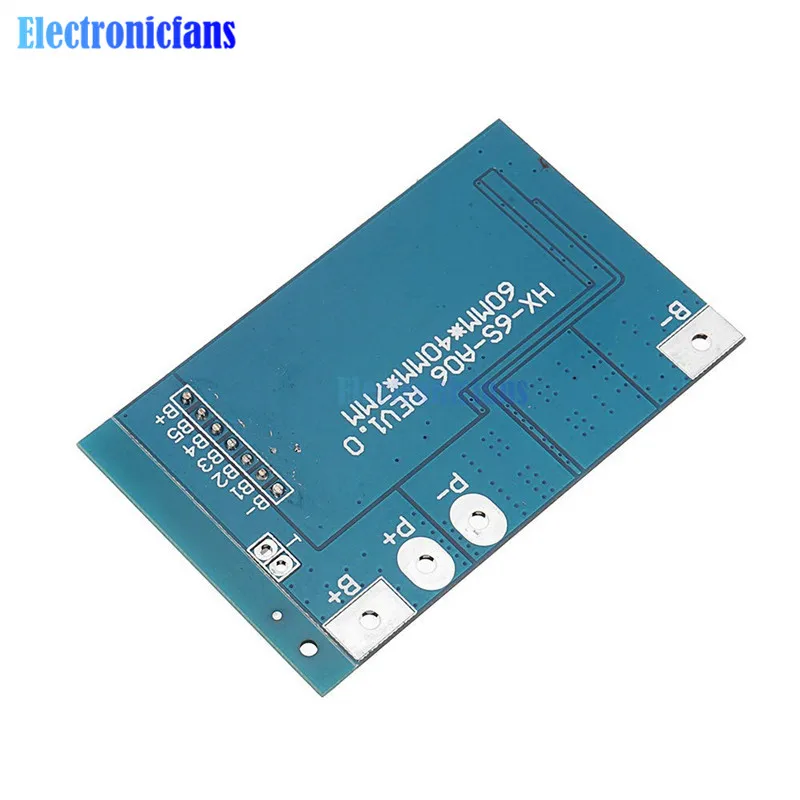 6S 22,2 V 25,2 V Защитная плата для литиевых батарей 18650 Li-Ion Lipo защита от избыточного заряда BMS функция баланса