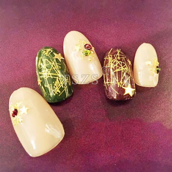 1 бутылка/партия декоративная медная леска для ногтей|silver nail art|nail artfashion art |