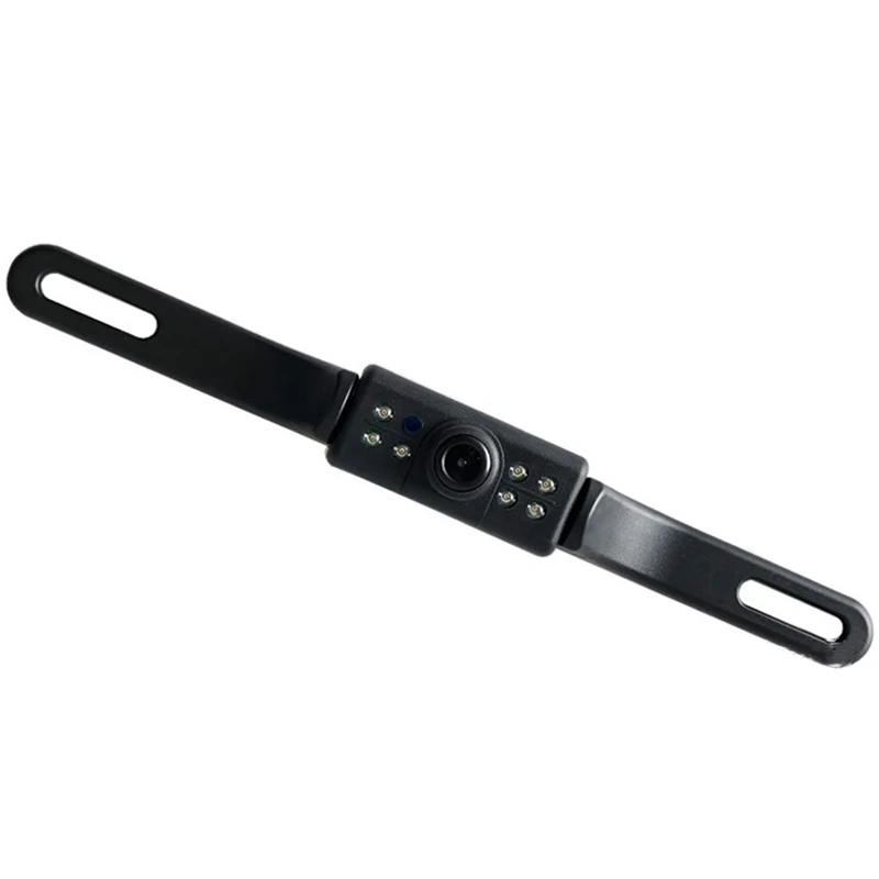 

Waterproof Design 170 Degree View Angle 8Led Automobile Car License Plate Rear View Reverse Backup Camera