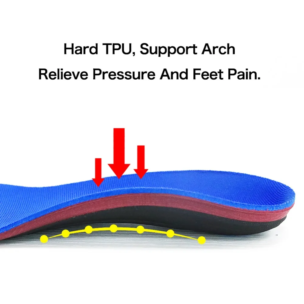 3ANGNI ортопедические стельки для поддержки свода стопы ортопедические мягкие/умеренные плоские стельки для ног боль в пятке подошвенный фасциит для мужчин и женщин