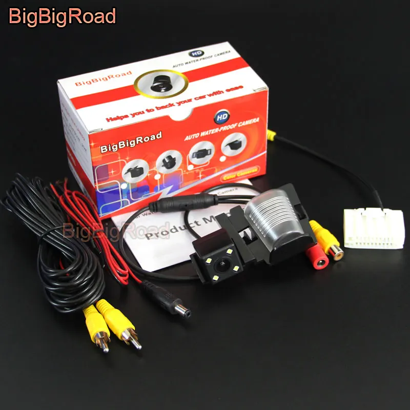 BigBigRoad Автомобильная камера заднего вида для Jeep Wrangler Rubico Sahara Unlimited 2013- с адаптером монитор совместим - Название цвета: Ordinary