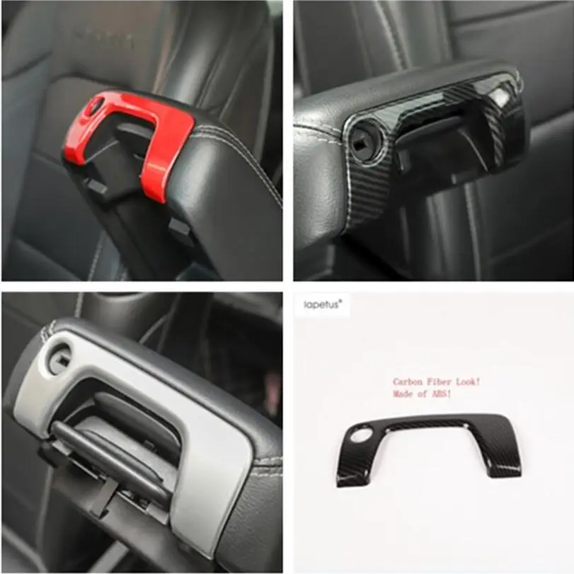 

Lapetus Accessories Fit For Jeep Wrangler JL 2018 2019 ABS Armrest Box Lock Keyhole Lock Hole Decoration Molding Cover Kit Trim