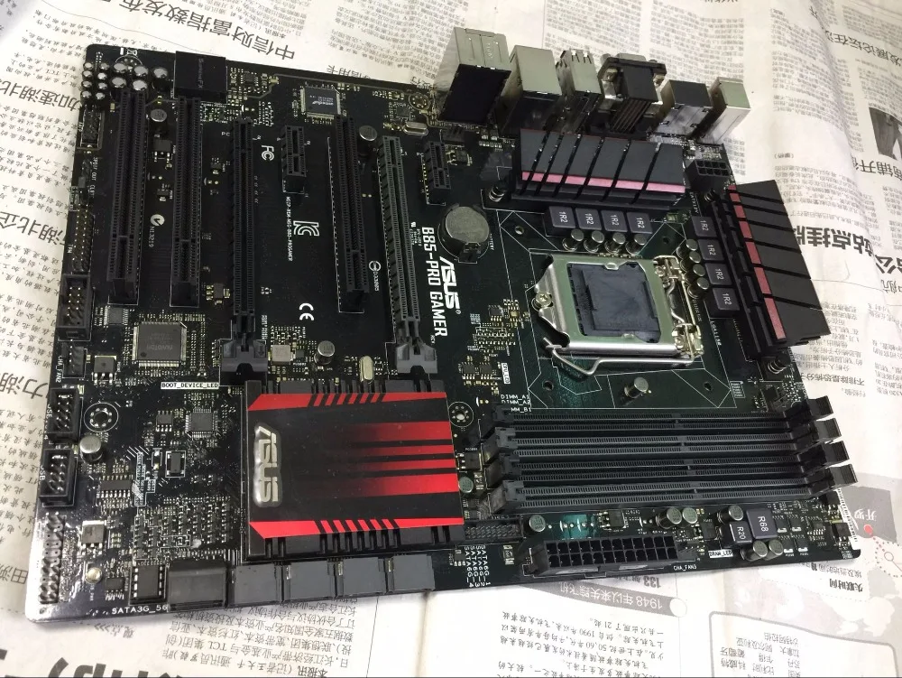 

Free shipping original motherboard ASUS B85-PRO GAMER LGA 1150 DDR3 32GB USB3.0 for I3 I5 I7 22nm CPU HDMI B85 desktop boards