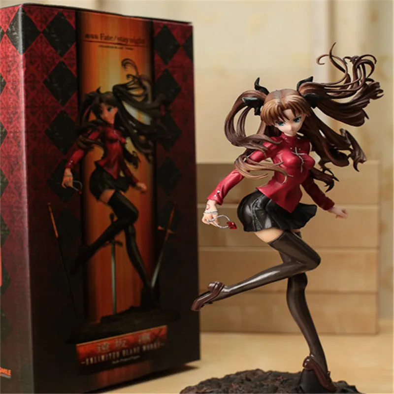 

Japanese anime figure Fate Stay Night UBW Tohsaka Rin PVC Figure Action Doll Kids toys for collection