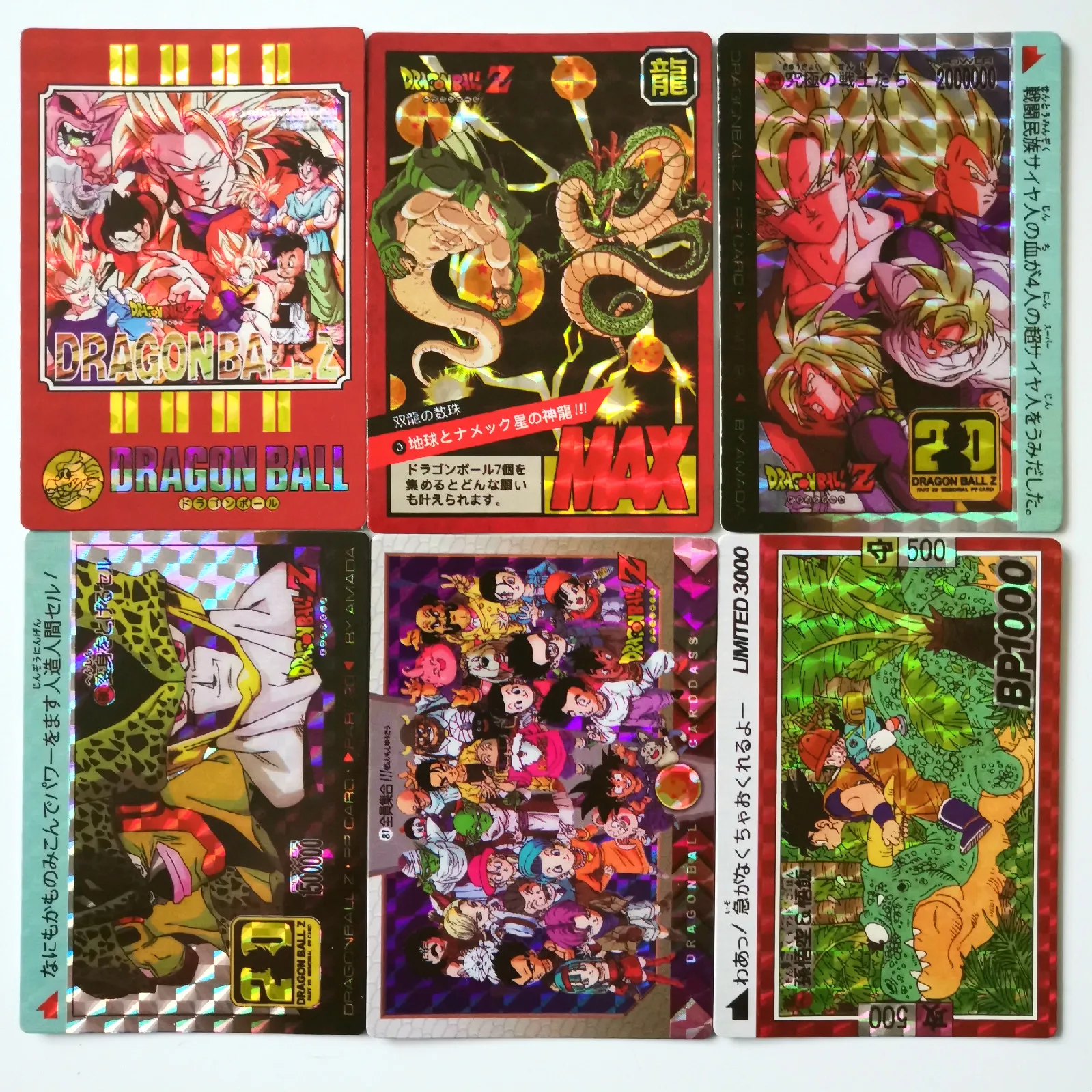 6 шт./компл. супер Dragon Ball-Z Fighting Heroes batch Card Ultra Instinct Goku Vegeta игровая коллекция карт