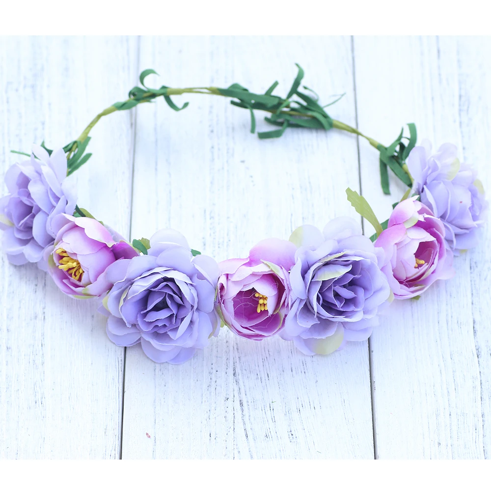 

Headband Wedding Hair Accessories for Women Gum Hair Female Plastic Fabric Flower Hair Ornaments hair bands