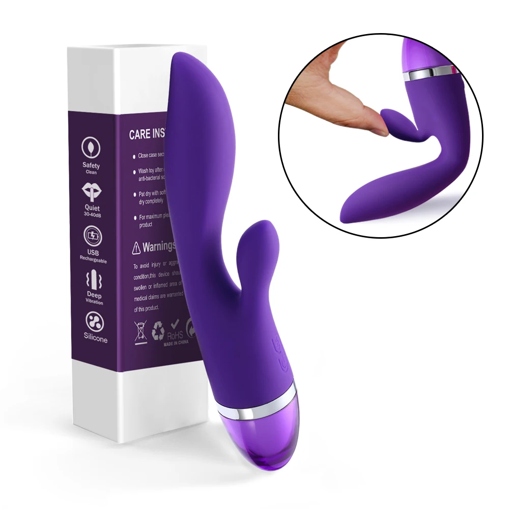 G Spot кролик вибратор секс игрушка для женщин Стимуляция клитора Силиконовый