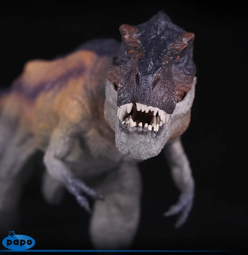 Papo Blue Running T Rex Имитация Динозавра модель музейная коллекция Юрского периода мир