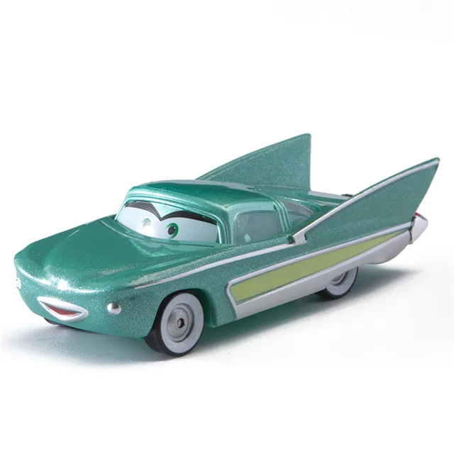 Flo Disney Pixar Cars 2 3 Mother Lightning McQueen Mater Jackson Storm Ramirez 1:55 литая металлическая модель из сплава игрушка автомобиль подарок для ребенка - Цвет: Flo
