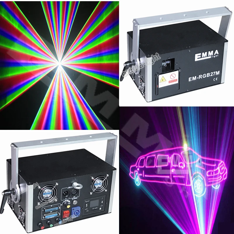 Laser Light Show Projector 40kpps 4W RGBin Stage Lighting Effect from