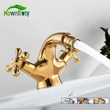 Хромированный античный латунный золотой кран для раковины с биде bubbler вращение на 360 градусов переключатель горячей и холодной воды палубное крепление