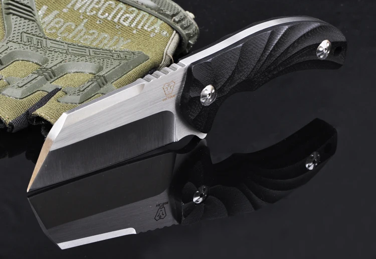 Voltron D2 семейный Открытый скалолазание кемпинг небольшой прямой нож высокой твердости острый Многофункциональный портативный дикий нож для выживания