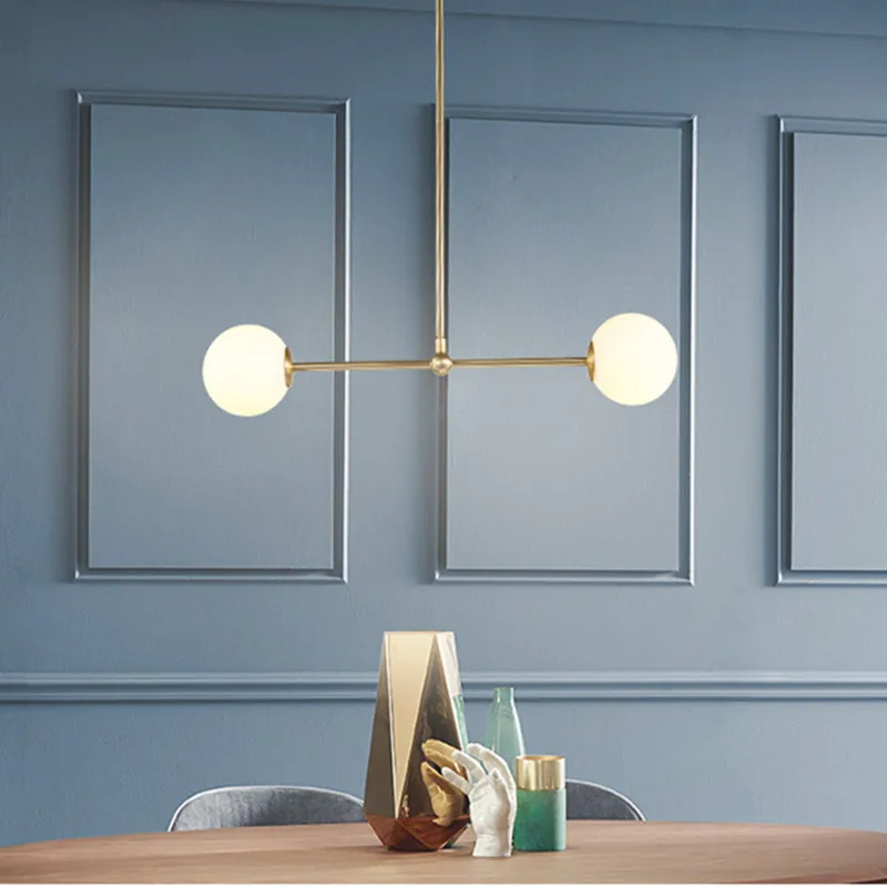 

Nordic Loft Art Glass Ball LED Pendant Light Rotatable Hanging Lights Fixtures Dining Room Cofe Bar Bedroom Kitchen Led Lights