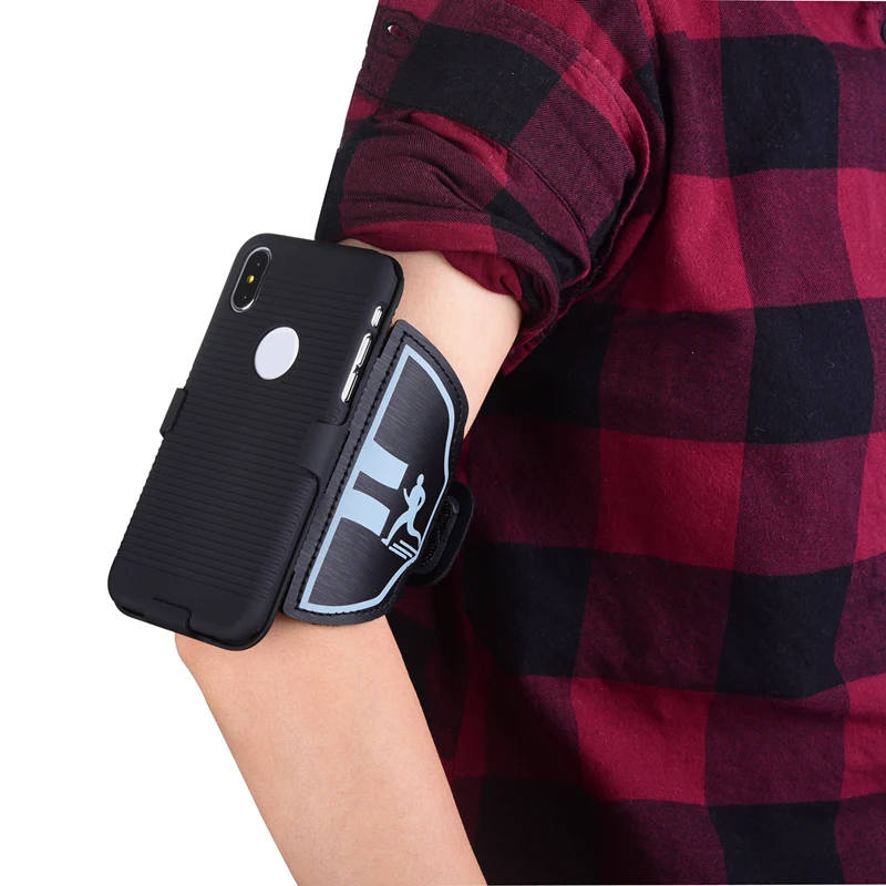 

Sport phone case armband For iPhone 11 Pro X XS MAX XR 7 8 PLUS 5s 6 8plus Gym Running Exercise Phone Holder Pouch arm band case