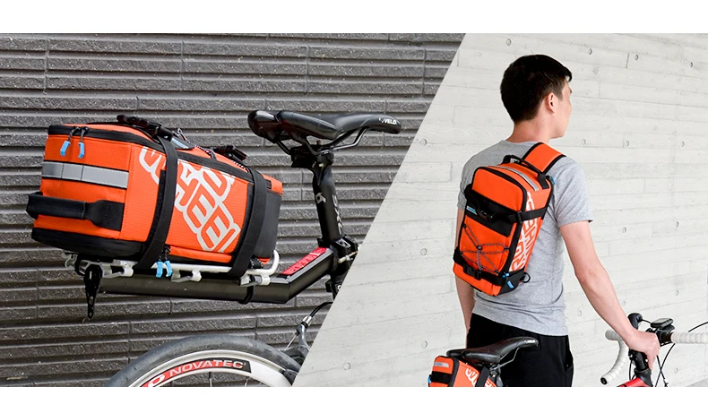 Best ROSWHEEL 5L Bicycle Carrier Bag Rack Trunk Bike Luggage Back Seat Pannier Outdoor Cycling Storage Handbag Shoulder Strip 141276 3 Best ROSWHEEL 5L Bicycle Carrier Bag Rack Trunk Bike Luggage Back Seat Pannier Outdoor Cycling Storage Handbag Shoulder Strip 141276 3