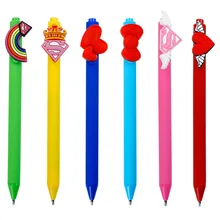 36 шт./лот креативный мультфильм Радуга крыло конфетный цвет, матовый push гелевая ручка продвижение подарок унисекс ручка школьные офисные канцелярские принадлежности