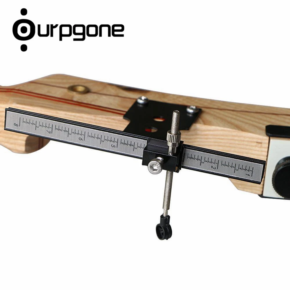 Ourpgone Compound Bow Sight Metal Black Recurve Bow Sights Outdoor