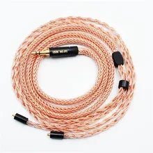 ISN аудио C16 16 акций один Кристалл Медь HiFi аудиофильский IEM кабель