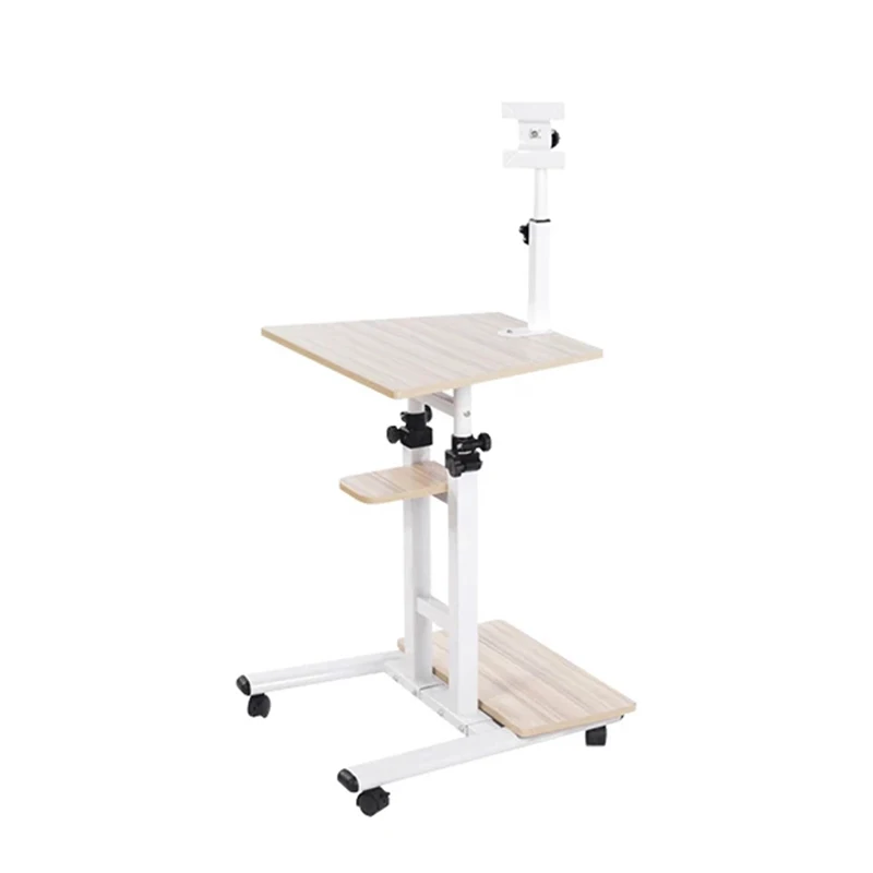 

2019Foldable Computer Table Adjustable Portable Laptop Desk Rotate Laptop Bed Table Can be Lifted Standing Desk 64*40CM