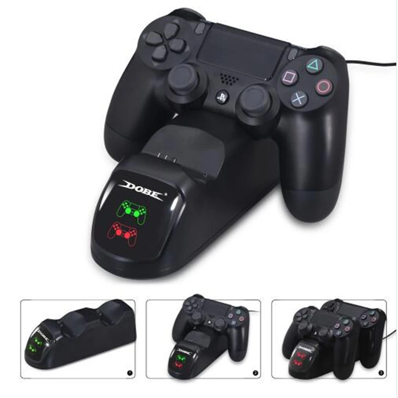 

Charging Dock For PS4 Controller,Dual Charger with Charging Status Display Screen for PlayStation 4/PS4 Slim/PS4 Pro Controller