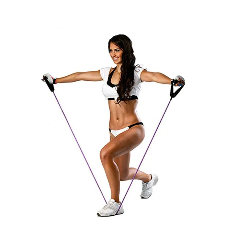 Pilates Fitness Resistance Bands Elastic Bands Yoga Fitness Rubber