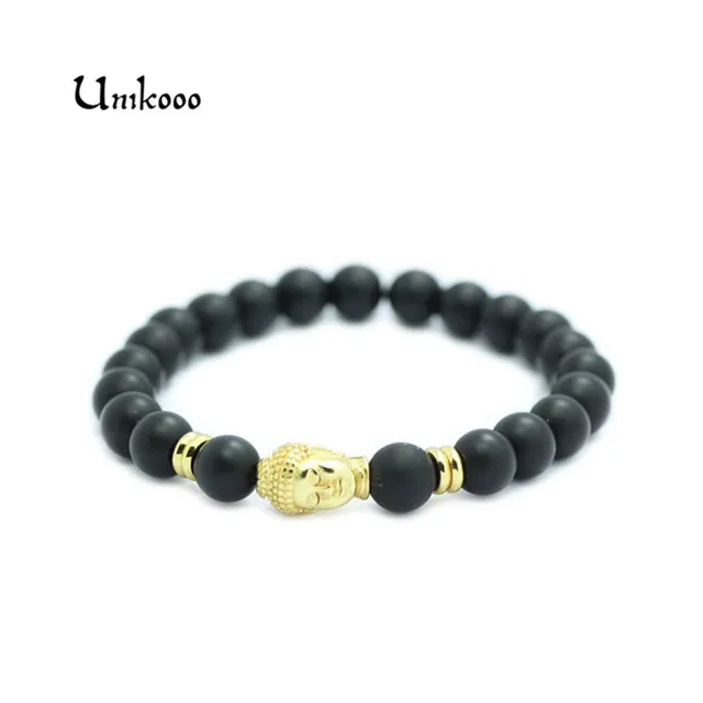 Buddha Bracelet Mala Beads Wrist Yoga Zen Jewelry Stretch Buddha Bracelet Mala Beads Wrist Yoga Zen Jewelry Stretch Bracelets Black Stretchy Armband Accessories