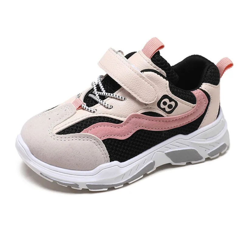 Baby Girls Spring Boys Soft Breathable Non-slip Bottom Walking Casual Shoes Mesh Breathable Shoes
