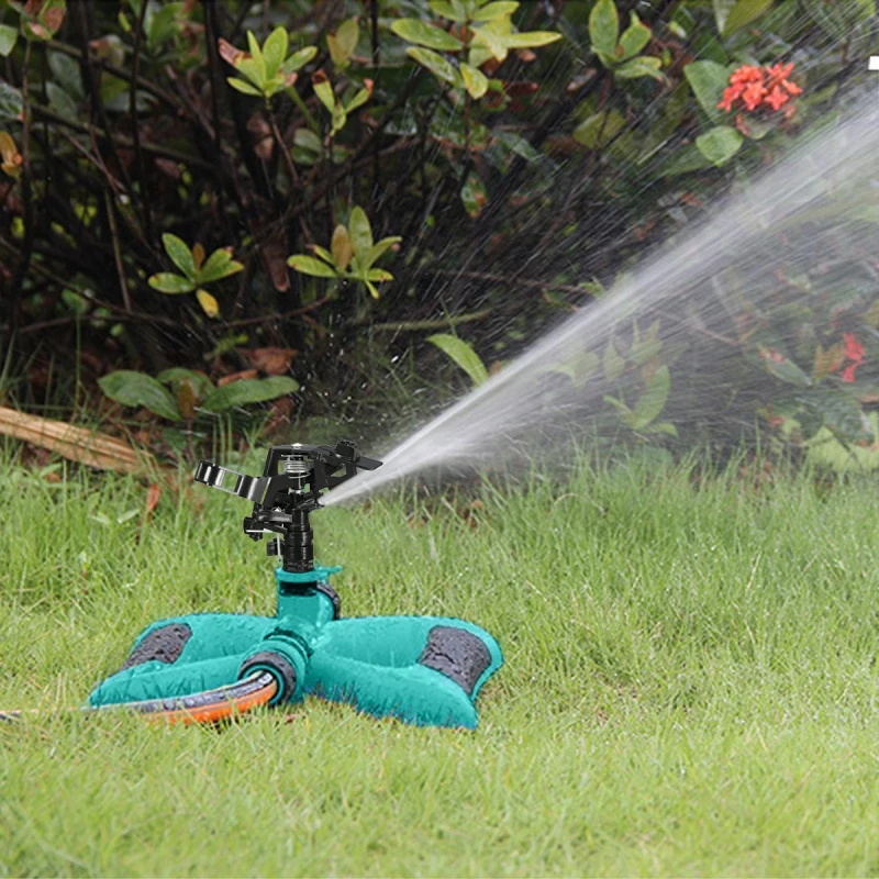 

Plastic Butterfly Type Base 360 Degree Automatic Rotating Spray Sprinkler Garden Water Sprinkler Gardening Tools and Equipment