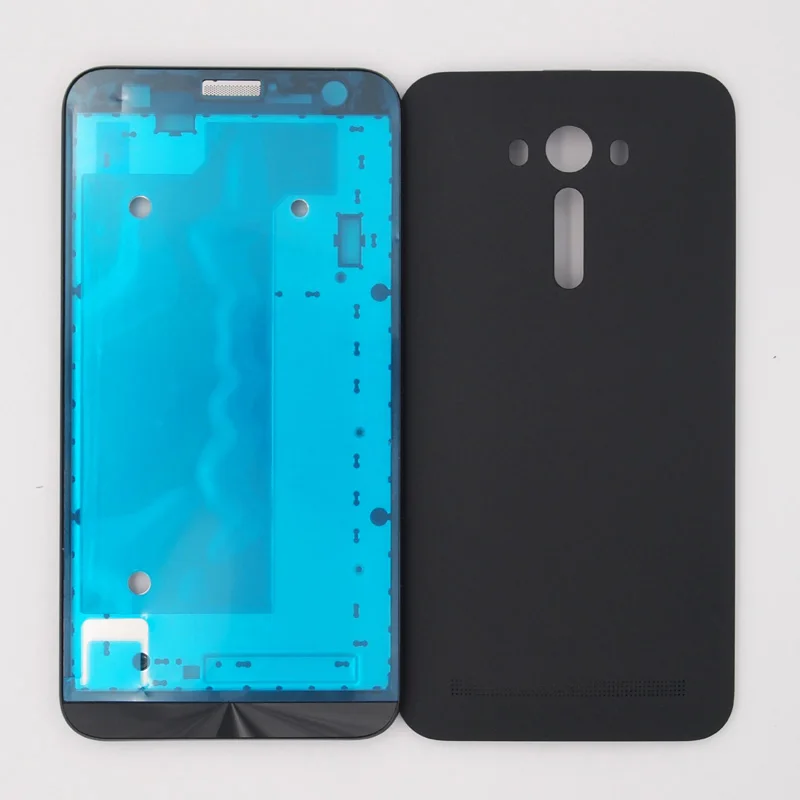 

BaanSam New Front Frame LCD Screen Frame Battery Door Back Cover Housing Case For ASUS Zenfone 2 Laser ZE550KL ZE551KL 5.5 Inch