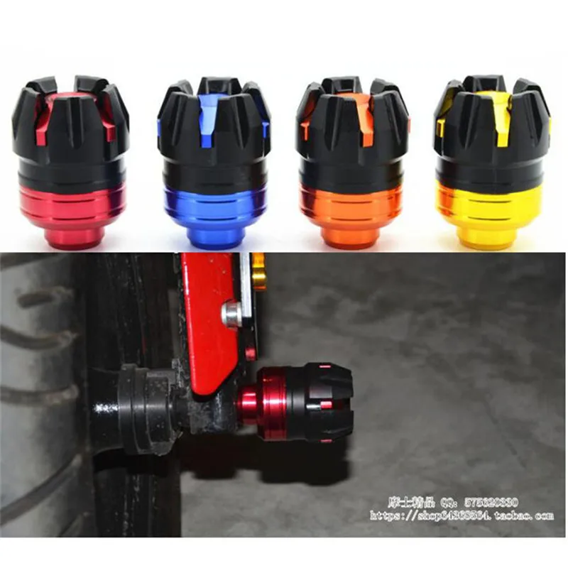 

6 colors available motorbike protect racing Front Rear Fork Wheel Frame moto protection universal motorcycle Crash Pads Slider