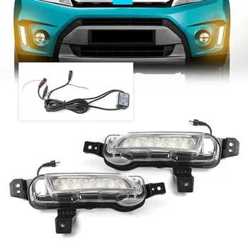 

For Suzuki Vitara DRL Fog Driving Lamp LED Daytime Running Light 2015 2016 2017 Pair