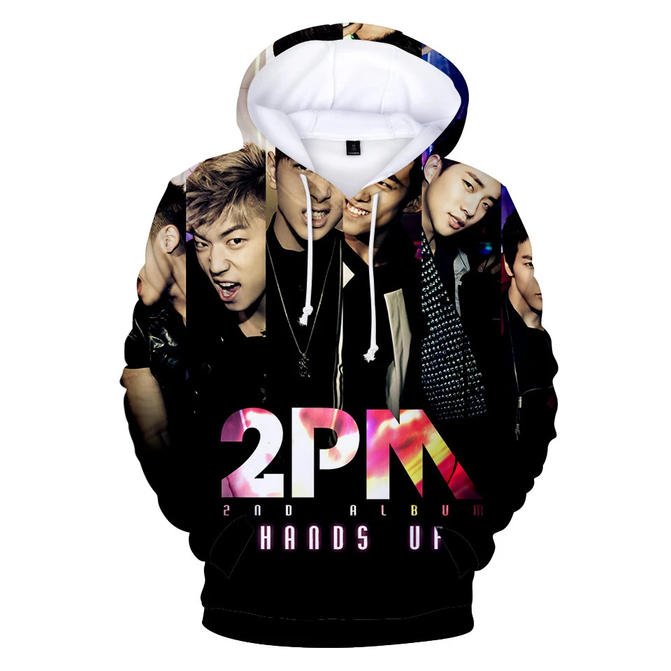 Модные 3d толстовки LUCKYFRIDAYF в масштабе 2PM kpop спортивные стиле хип-хоп для мужчин и