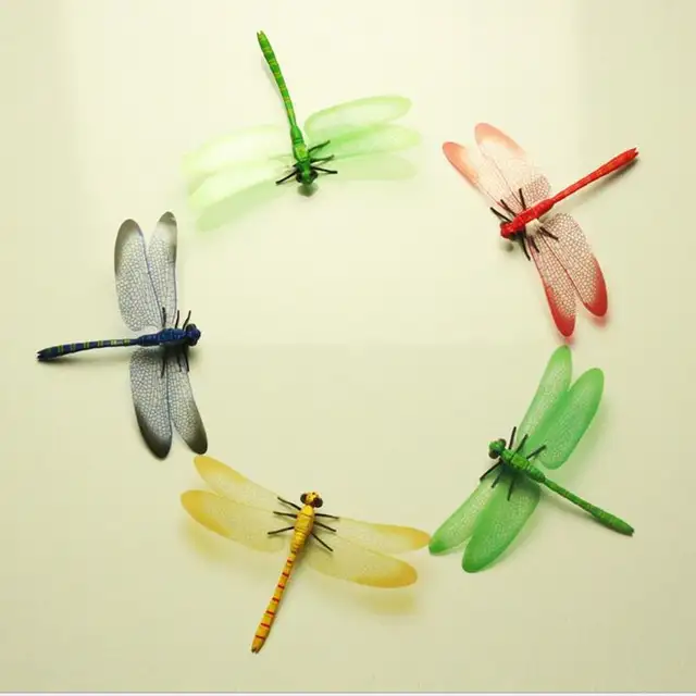 1pcs Simulated Dragonfly Decorative Wall Stickers Room Decorations Home Decor 1pcs Simulated Dragonfly Decorative Wall Stickers Room Decorations Home Decor