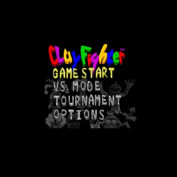 

Clay Fighter - Tournament Edition NTSC Version 16 Bit 46 Pin Big Gray Game Card For USA Game Players