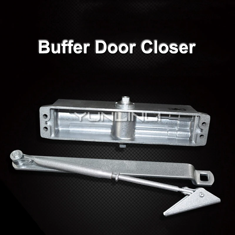 

Hydraulic Buffer Door Closer With Weight Bearing Strong And Sturdy Automatic Aluminum Positioning And Closing Door Hardware