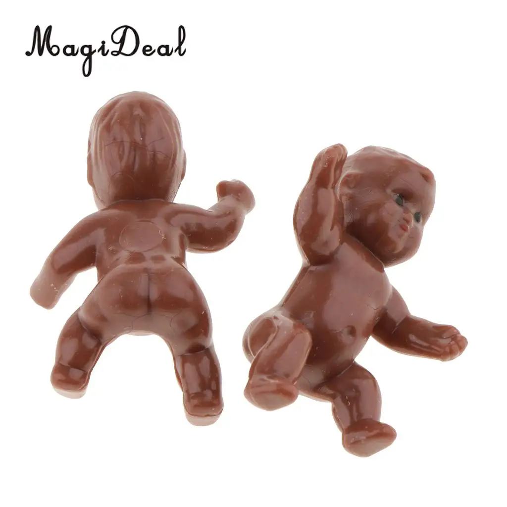 MagiDeal 50pcs Cute Mini Baby Dolls Toy Baby Shower Table Decor 