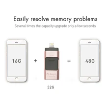 Dr. памяти Высокое Скорость USB Flash Drive 3 в 1 для IPhone 5/5S/5c/6s/6 плюс OTG накопитель для Android для 16 ГБ Бесплатная доставка