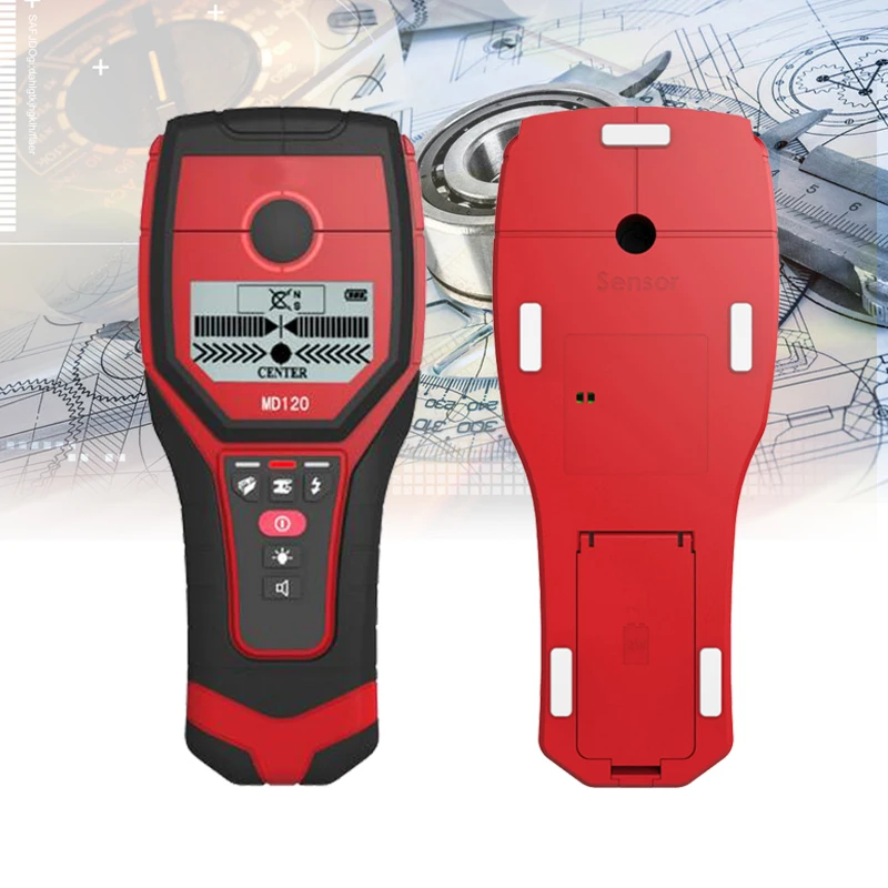 

Professional Multifunctional Handheld Fast Wall Detector Metal Wood Cable Finder Scanner Accurate Wall Diagnostic-tool