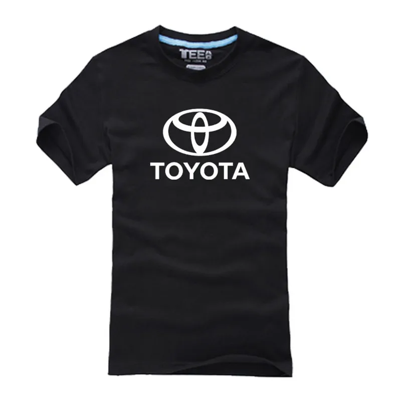 

Summer Toyota logo T shirt cotton casual short-sleeved T-shirt