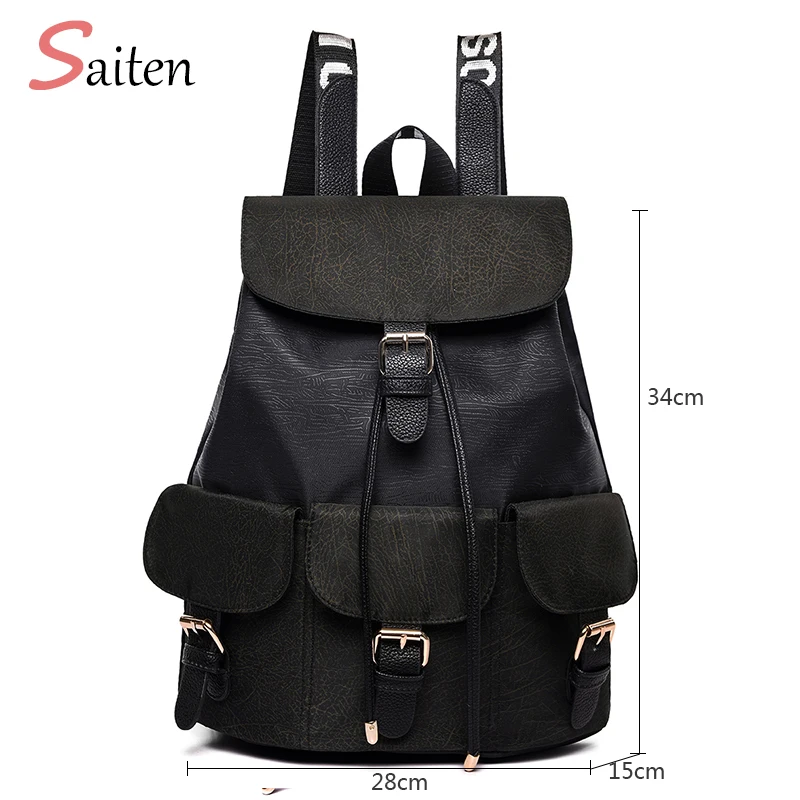 

Women Waterproof Oxford Cloth Backpack Multifunction Bags For Teenagers Girls High Capacity Drawstring Backpack Female Rucksack