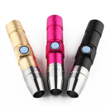 

UV LED Flashlight Fluorescent Jade Money Detector 3 Mode 365nm Ultraviolet UV Curing Light USB Rechargeable