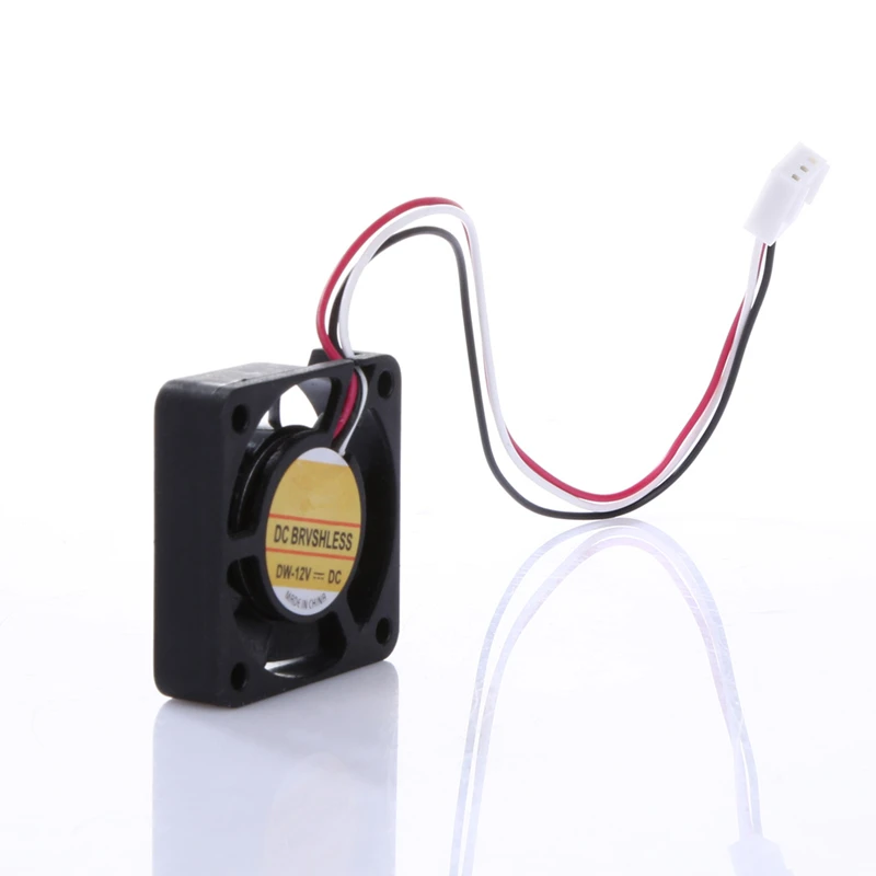 2 piezas unids 4010 V 12 V 2Pin 4 cm Ventilador enfriador 40x40x10mm Mini DC Ventilador de refrigeración sin escobillas caja de ordenador chasis tarjeta gráfica CPU Ventilador