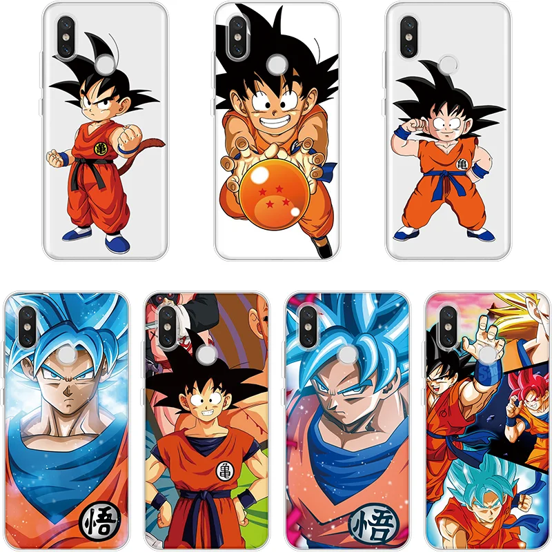 

For Redmi Note 7 Case For TPU Xiaomi Redmi 4X 5 6A 4A Plus 5A 6 Pro S2 Note 5 6 Pro 3 4 Global 4X 5A Dragon Ball Z DBZ Goku Soft