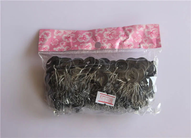 10Group 60pcs Space Bean Resistance Not To Hurt The Line tackle Vertical Rod Clip/o-shaped Ring Fishing Accessories ZB156