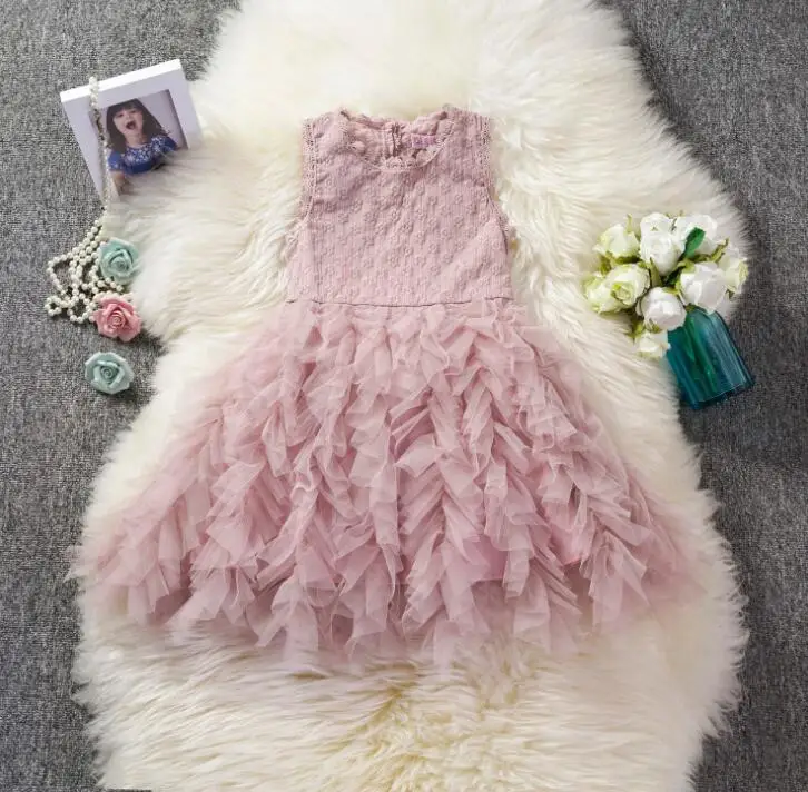 

Summer Baby Girls Flower Dress Baby Girl Butterfly Birthday Party Dresses Children Fancy Princess Wedding Clothes